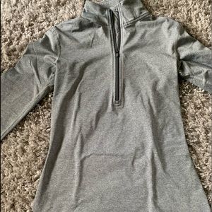 Gray Nike Quarter Zip-Up